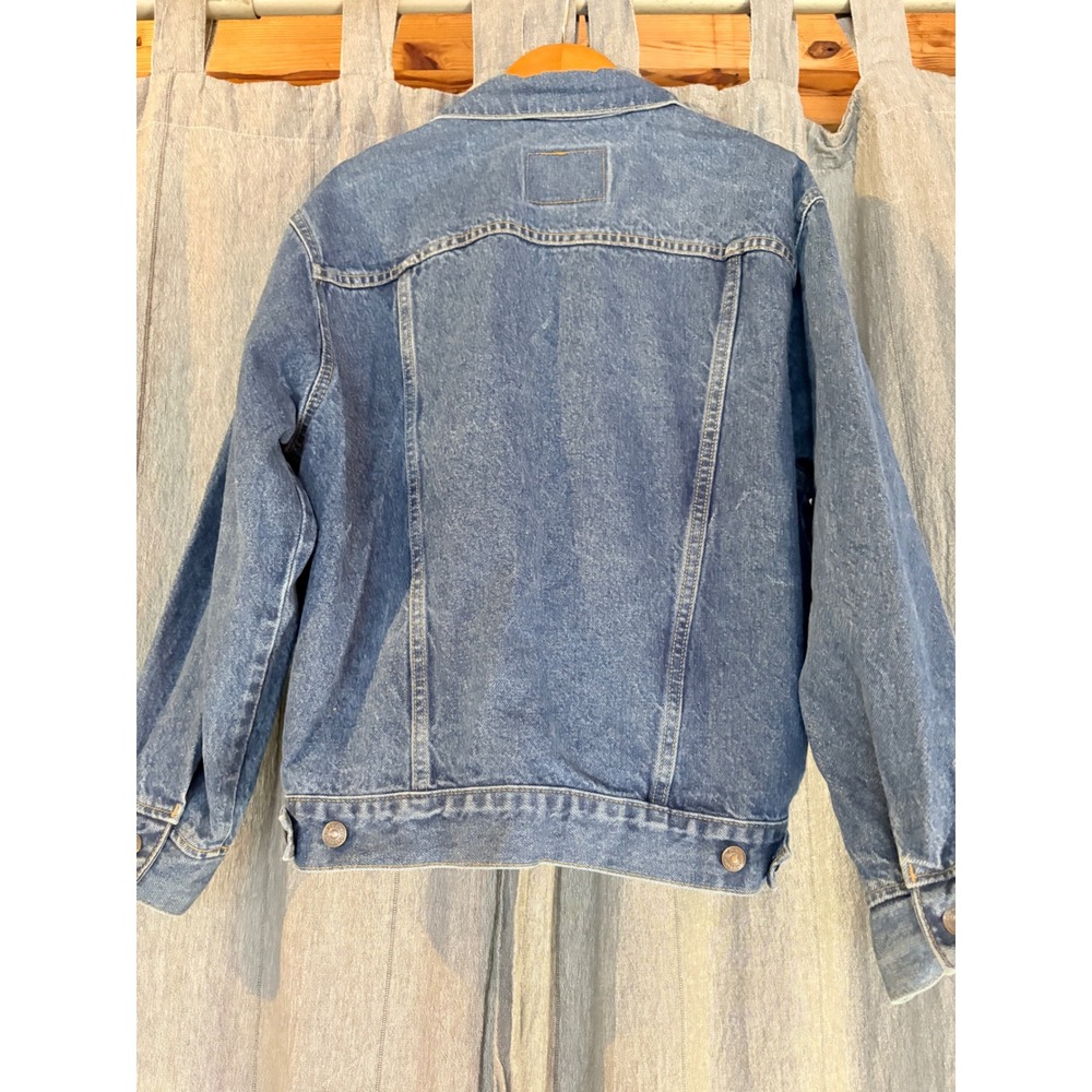 Levi Strauss Co Original Quality Denim Jean Jacket Classic Blue Large - Picture 4 of 7